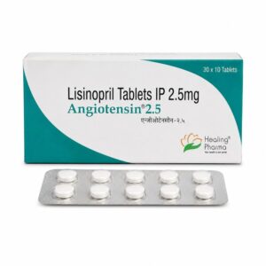 Angiotensin 2.5 mg (Lisinopril) front box with strip