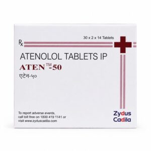 Aten 50 mg (Atenolol) front box