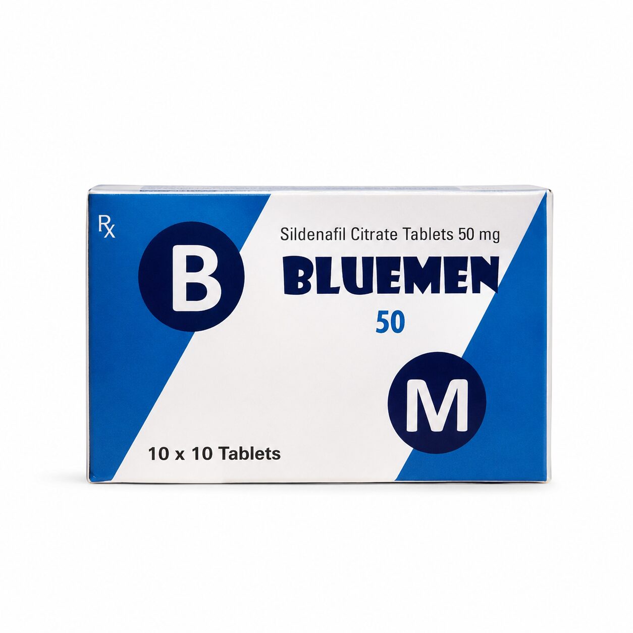 Bluemen 50 mg (Sildenafil Citrate) 1 Bluemen 50 mg front box
