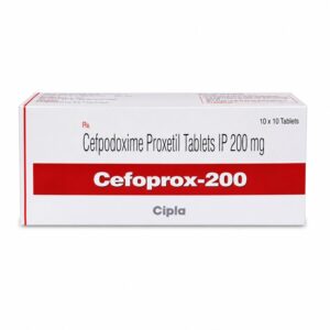 Cefoprox 200 mg Tablet (Cefpodoxime) front box
