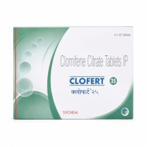 Clofert 25 mg (Clomiphene) front box