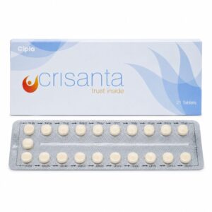 Crisanta (Ethinyl Estradiol/Drospirenone) front box with strip
