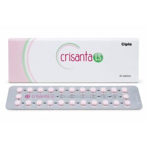 Crisanta LS (Ethinyl Estradiol/Drospirenone) fronyt box with strip
