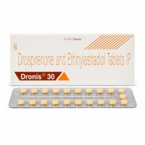 Dronis 30 (Ethinyl Estradiol/Drospirenone) front box with strip