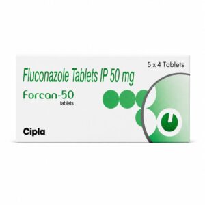 Forcan 50 mg (Fluconazole) front box