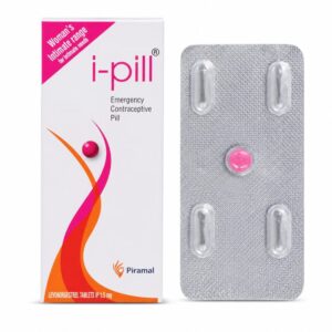 i-pill 1.5 mg (levonorgestrel) front box with strip
