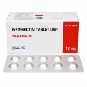 Iverjohn 12 mg - Authentic Ivermectin Tablets for Parasitic Infection Treatment.