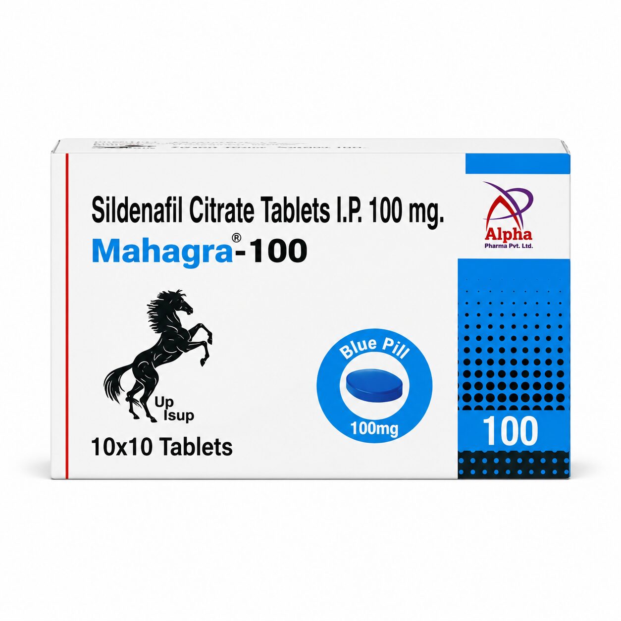 Mahagra 100 mg (Sildenafil Citrate) 2 Mahagra 100 mg (Sildenafil Citrate) front box