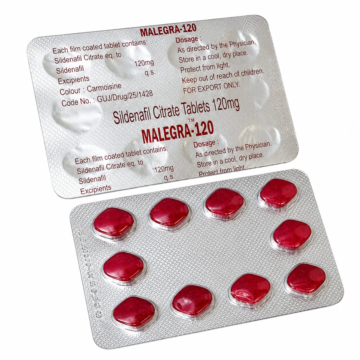 Malegra 120 mg (Sildenafil Citrate) 2 Malegra 120 mg (Sildenafil Citrate) strip