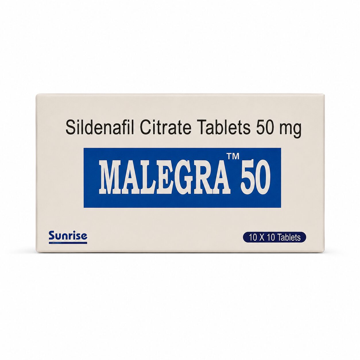 Malegra 50 mg (Sildenafil Citrate) 2 Malegra 50 mg (Sildenafil Citrate) front box