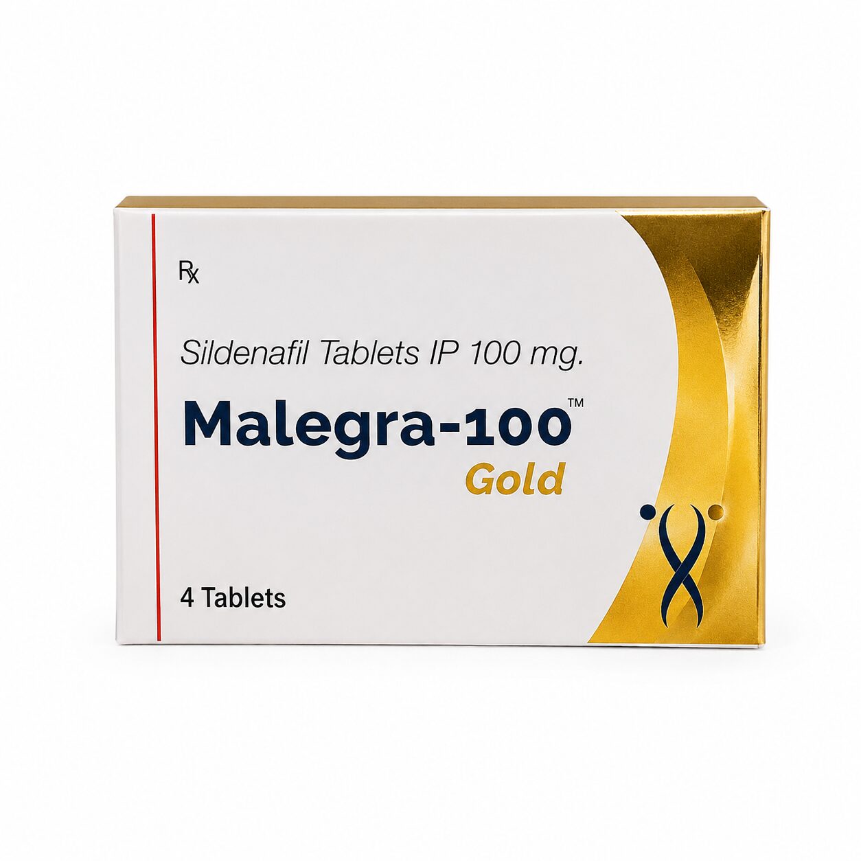 Malegra Gold 100 mg (Sildenafil Citrate) 2 Malegra Gold 100 mg (Sildenafil Citrate) front box