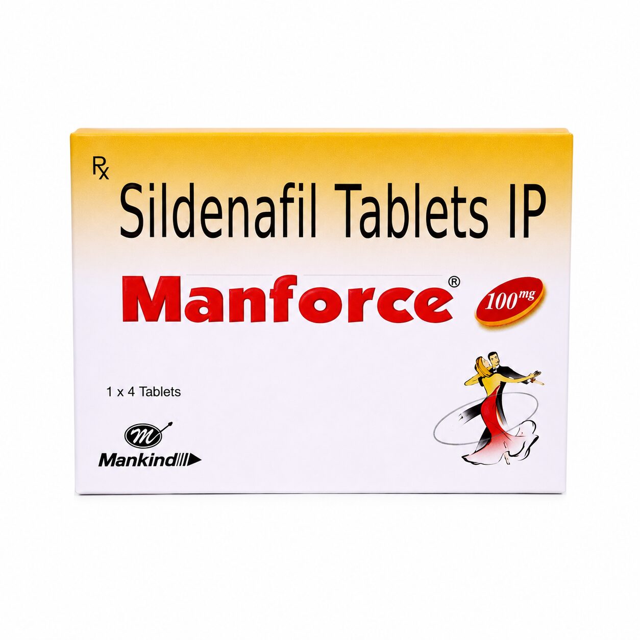 Manforce 100 mg (Sildenafil Citrate) 2 Manforce 100 mg front box