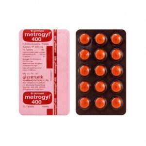 Metrogyl 400 mg (Metronidazole) strips