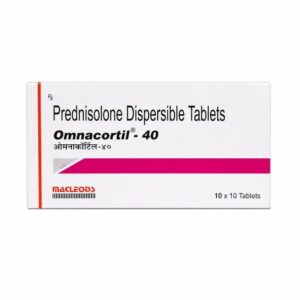 Omnacortil 40 mg (Prednisolone) front box