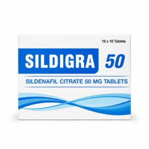 Sildigra 50mg - Authentic Sildenafil Citrate Tablets for Erectile Health.