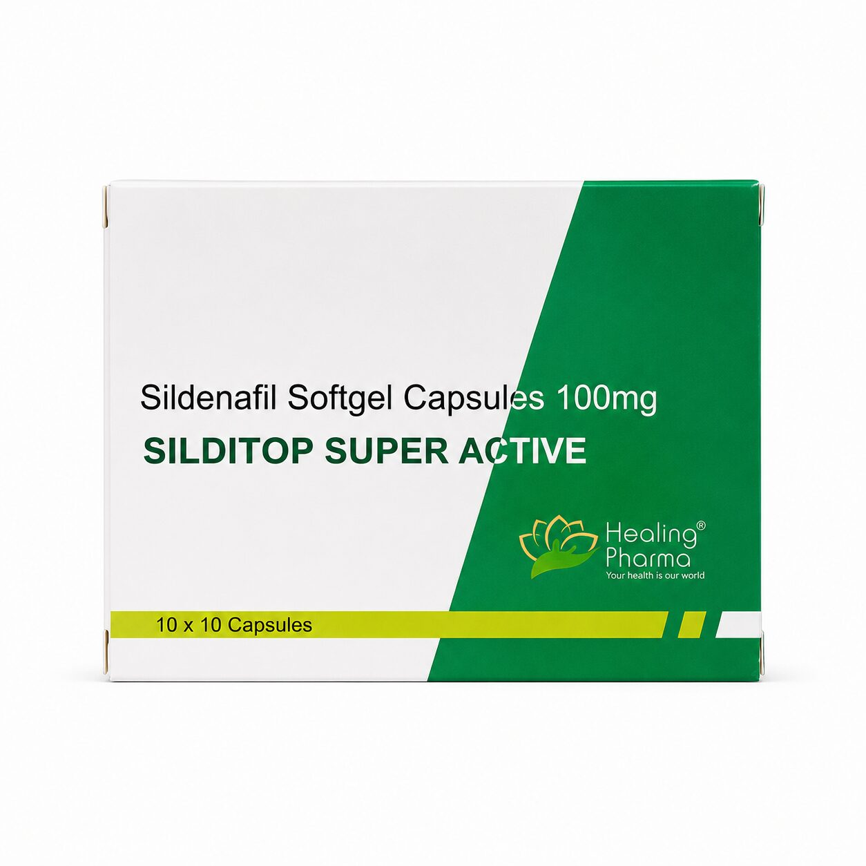 Silditop Super Active 100 mg (Sildenafil Citrate) 2 Silditop Super Active 100 mg (Sildenafil Citrate) front box