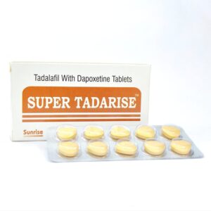 Super Tadarise 80 mg - Authentic Tadalafil + Dapoxetine Dual-Action Tablets