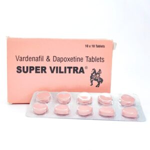 Super Vilitra 80 mg - Authentic Vardenafil and Dapoxetine Tablets for Dual Action.