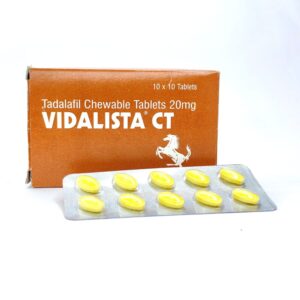 Vidalista CT 20 mg - Authentic Tadalafil Chewable Tablets for Rapid Absorption.