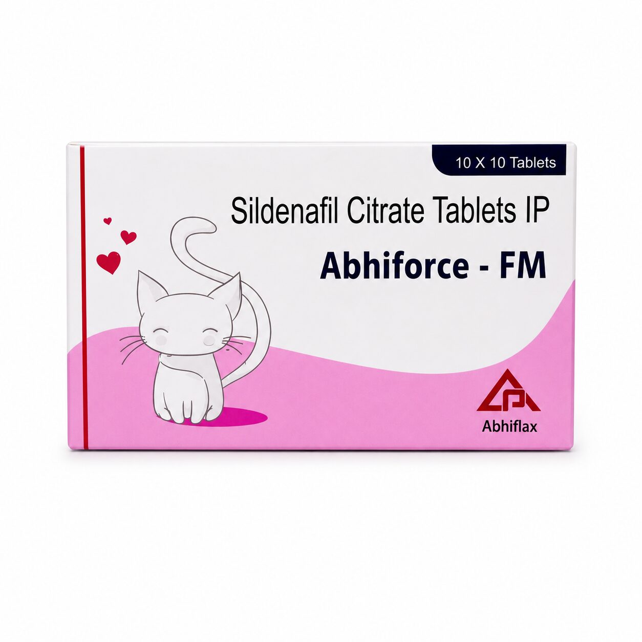 Abhiforce FM 100 mg (Sildenafil Citrate) 2 Abhiforce FM 100 mg front box