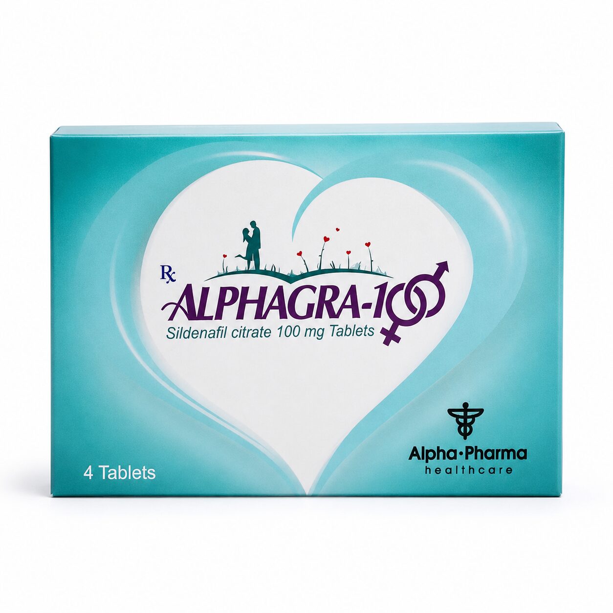 Alphagra 100 mg (Slidenafil) 1 Alphagra 100 mg (Slidenafil) front box