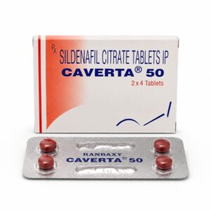 Caverta 50 mg - Authentic Sildenafil Citrate Tablets for Erectile Health.
