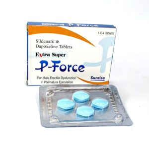 Extra Super P Force 200mg - Authentic High-Potency Sildenafil and Dapoxetine Tablets.