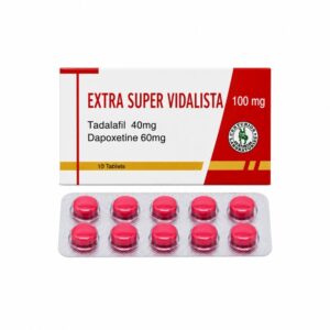 Extra Super Vidalista 100 mg - Authentic Tadalafil and Dapoxetine Combination Tablets.