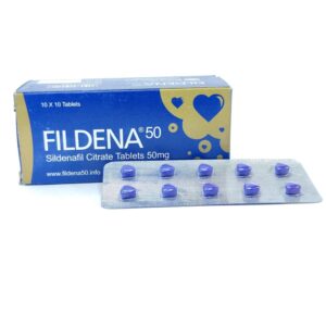 Fildena 50 mg - Authentic Low-Dose Sildenafil Citrate Tablets.