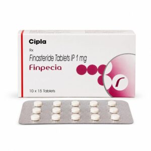 Finpecia 1 mg (Finasteride ) front box with strip
