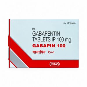 Gabapin 100 mg Tablet (Gabapentin) front box