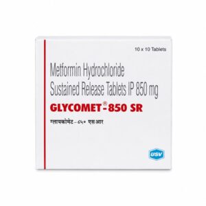 Glycomet SR 850 mg (Metformin) front box