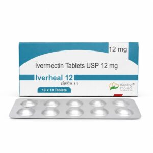 Iverheal 12 mg - Authentic Ivermectin Tablets for Parasitic Infection Treatment.