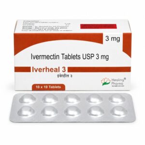 Iverheal 3 mg - Authentic Ivermectin Tablets for Parasitic Infection Treatment.
