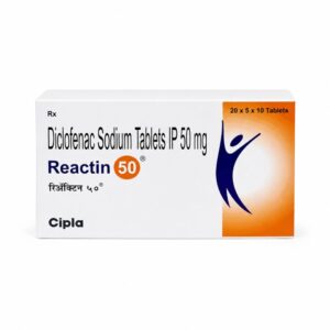 Reactin 50 mg (Diclofenac) front box