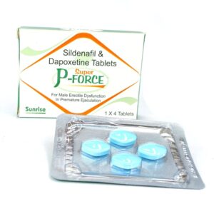 Super P Force 160 mg - Authentic Sildenafil and Dapoxetine Tablets.
